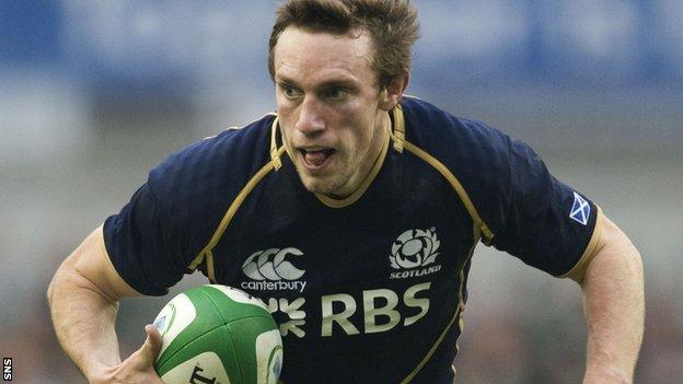 Scotland scrum-half Mike Blair