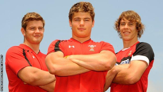 Rhodri Jones, Harry Robinson, Liam Williams