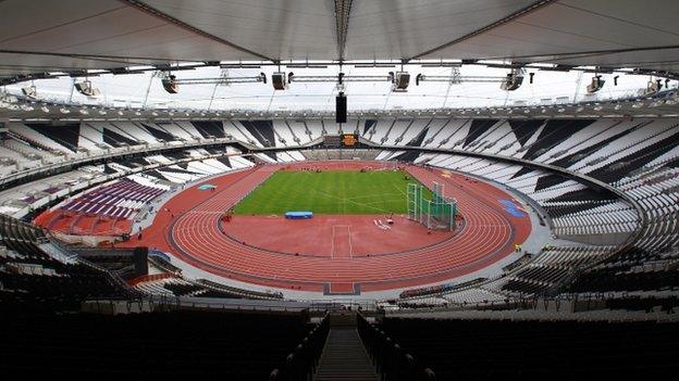 Olympic Stadium in London