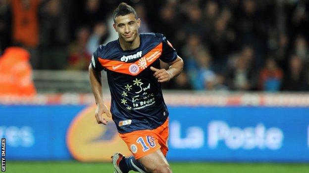 Morocco and Montpellier's Younes Belhanda