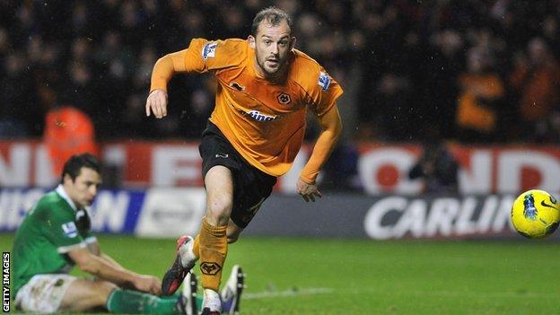 Wolves striker Steven Fletcher