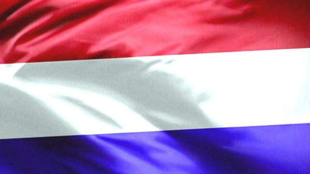 The flag of the Netherlands