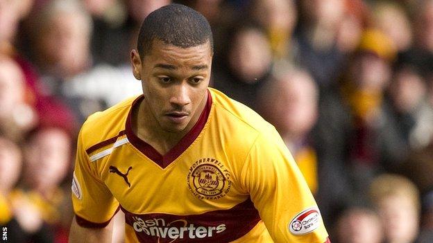 Motherwell winger Chris Humphrey