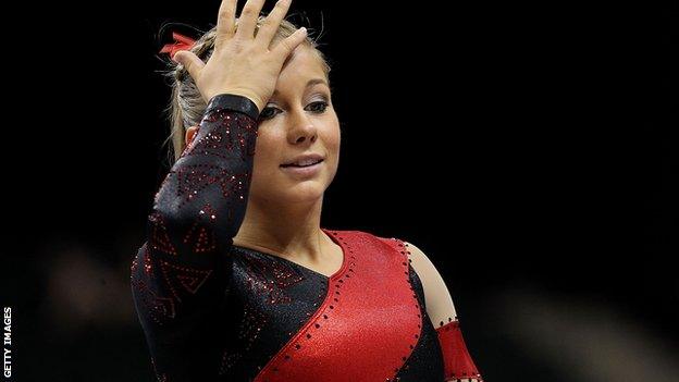 Shawn Johnson, US gymnast