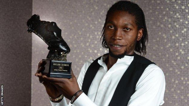 Anderlecht and DR Congo's Dieumerci Mbokani