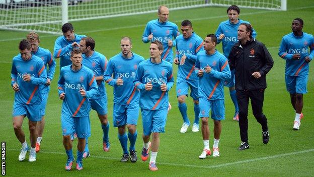 Netherlands team training in Krakow