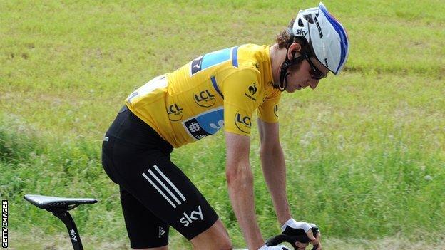 British cyclist Bradley Wiggins