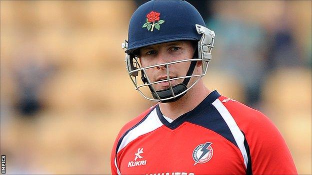 Lancashire all-rounder Steven Croft