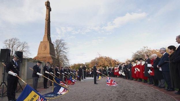 Cavell Gardens War Memorial in Inverness