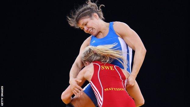 Great Britain wrestler Olga Butkevych