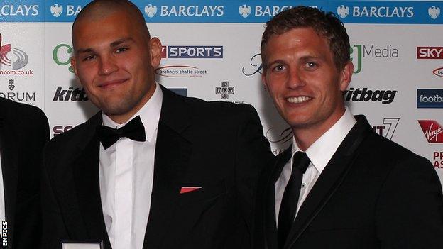 Bobby Olejnik (left) and Lee Mansell