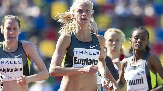 British runner Hannah England