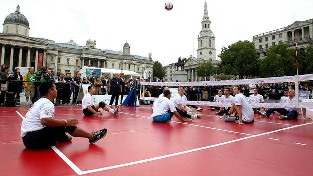 Sitting Volleyball