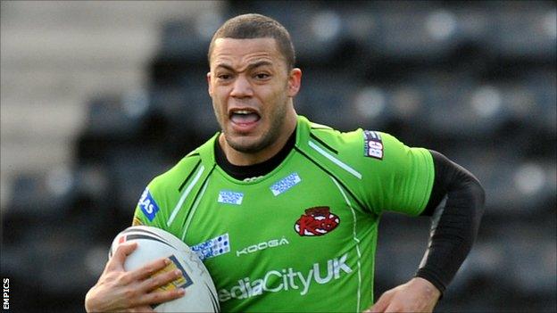 Salford City Reds winger Danny Williams