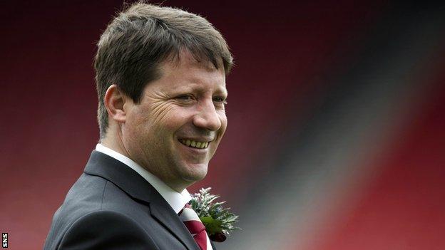 Hearts manager Paulo Sergio