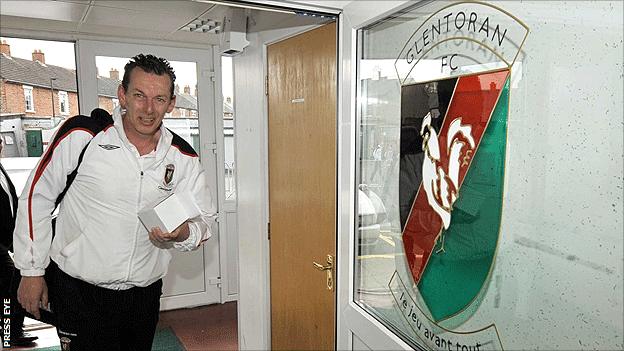 Former Glentoran manager Alan McDonald