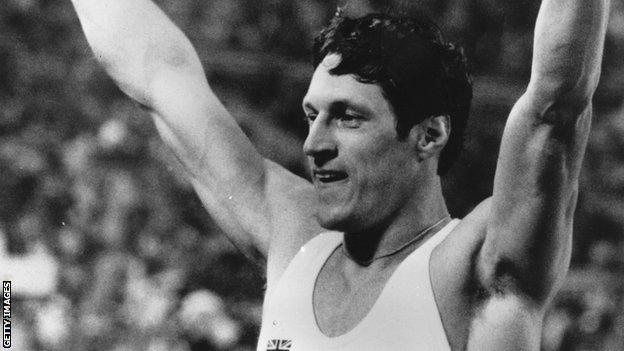 Scottish sprinter Allan Wells