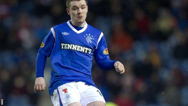 Fleck in action for Rangers