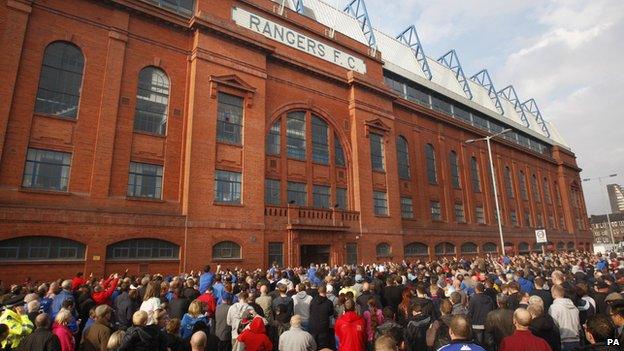 Rangers protest