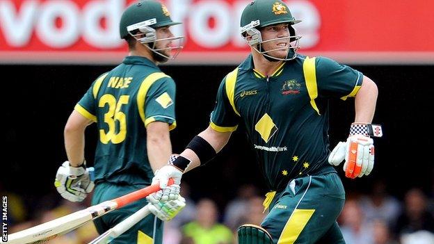 Matthew Wade and David Warner