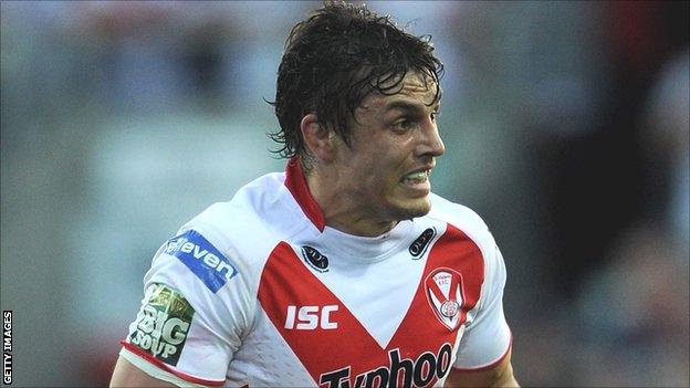 St Helens forward Jon Wilkin