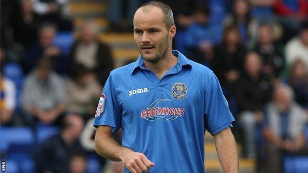 David Raven in action for Shrewsbury