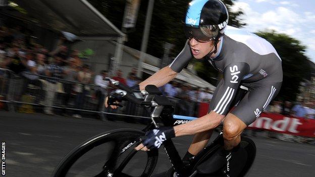 Team Sky rider Bradley Wiggins