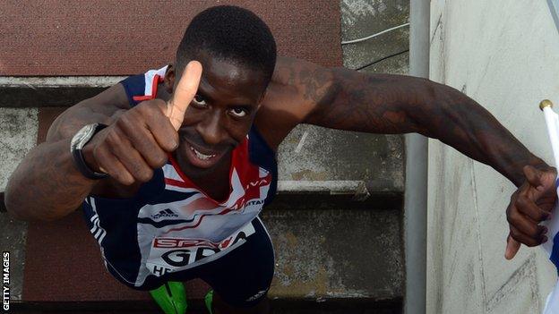 Great Britain sprinter Dwain Chambers