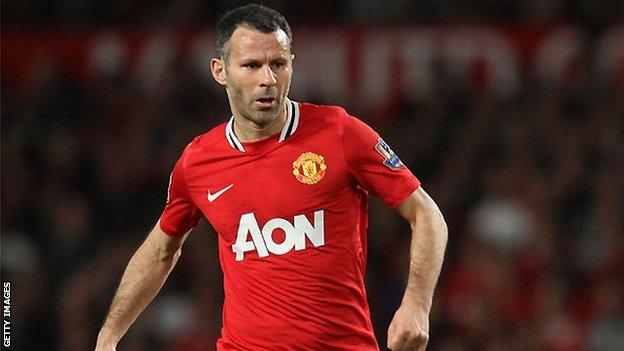 Ryan Giggs in action for Manchester United