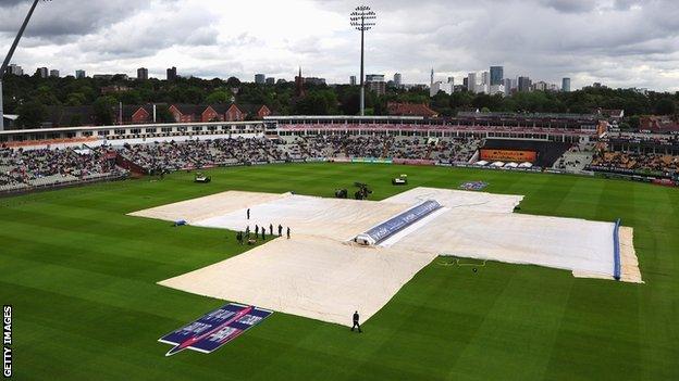 Rain delays the start of the third one-dayer at Edgbaston