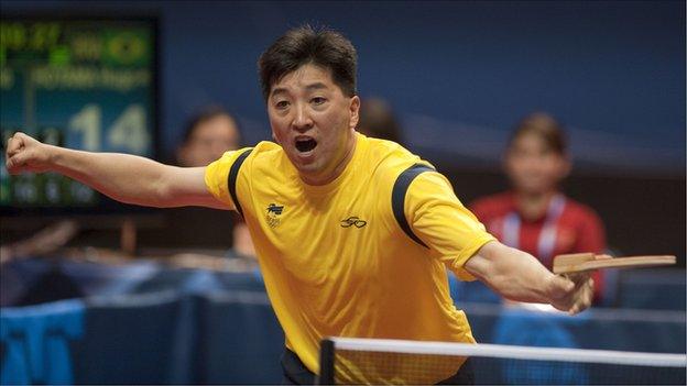 Hugo Hoyama of Brazil