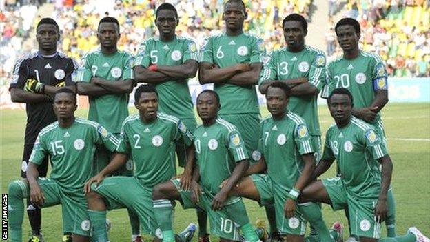 Nigeria under-20 team at the 2011 World Cup in Colombia