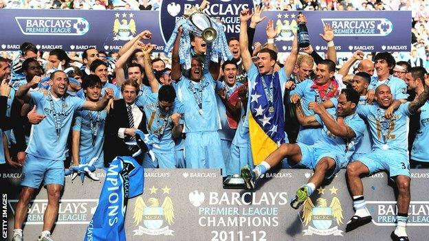 Premier League champions Manchester City