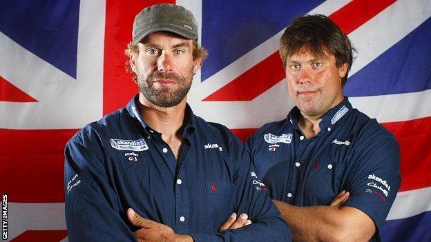 Iain Percy (left) and Andrew Simpson