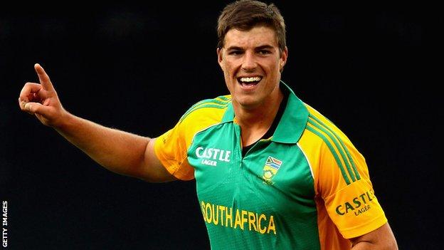 South Africa's Marchant de Lange