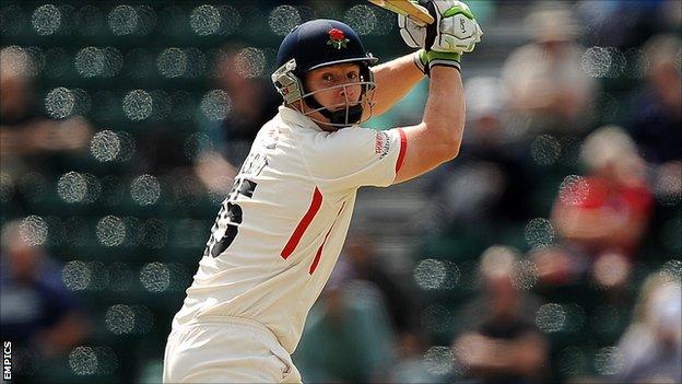 Lancashire all-rounder Steven Croft