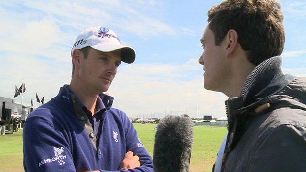 Joe meets Justin Rose