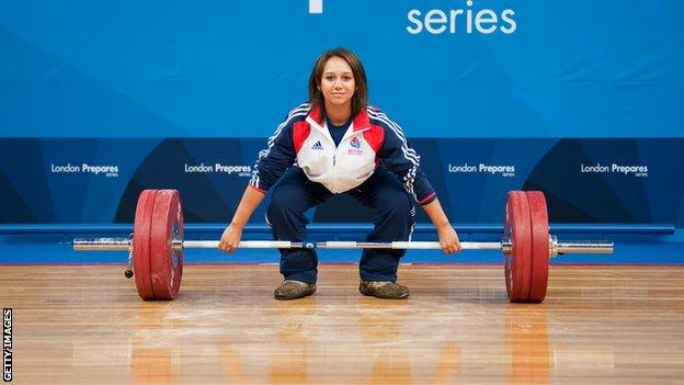 Team GB weightlifter Zoe Smith