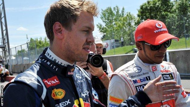 Sebastian Vettel & Lewis Hamilton