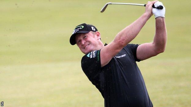 Jamie Donaldson at the 2012 Open