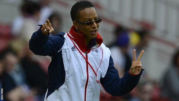 Team GB coach Hope Powell