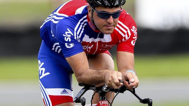 British Para-cyclist Mark Colbourne