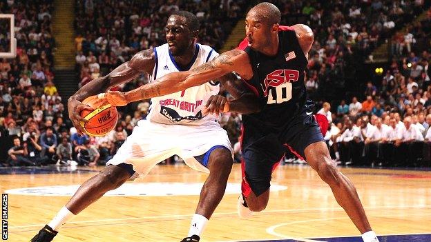 Pops Mensah-Bonsu and Kobe Bryant