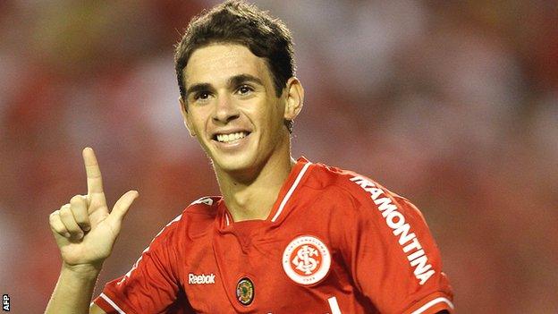 Brazilian midfielder Oscar