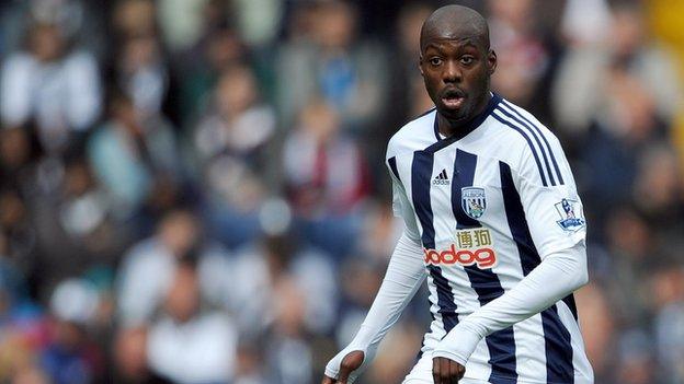 West Bromwich Albion and DR Congo midfielder Youssouf Mulumbu