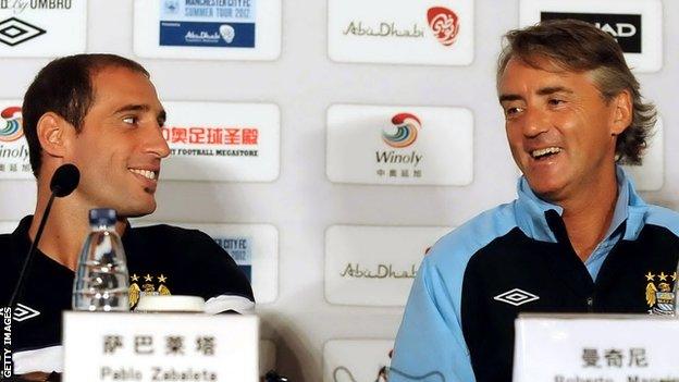 Pablo Zabaleta, Roberto Mancini