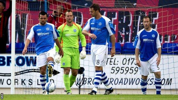 St Johnstone players