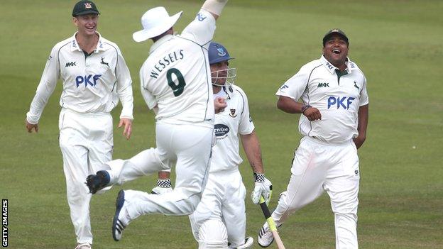 Nottinghamshire celebrate