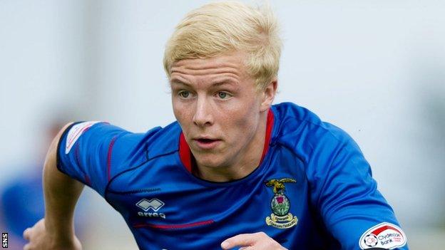 Inverness midfielder Conor Pepper