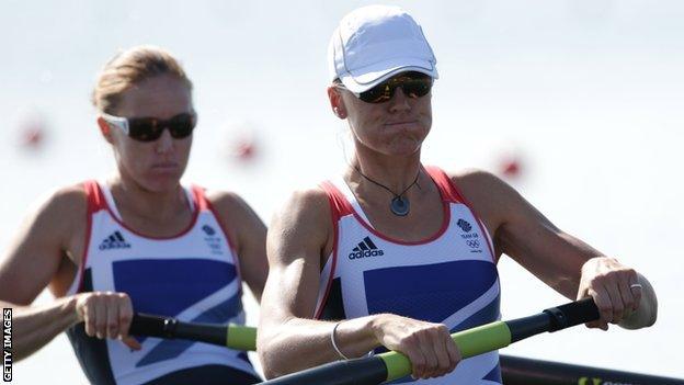 Helen Glover and Heather Stanning